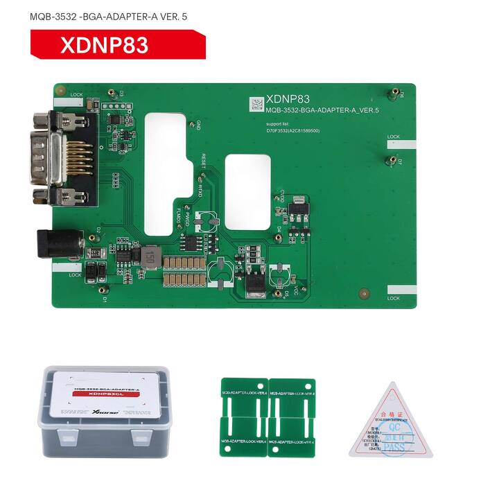 Xhorse XDNPM3GL MQB48 Solder Free Adapters for VVDI Prog, Multi Prog and VVDI Key Tool Plus  Full Package 13 Pieces