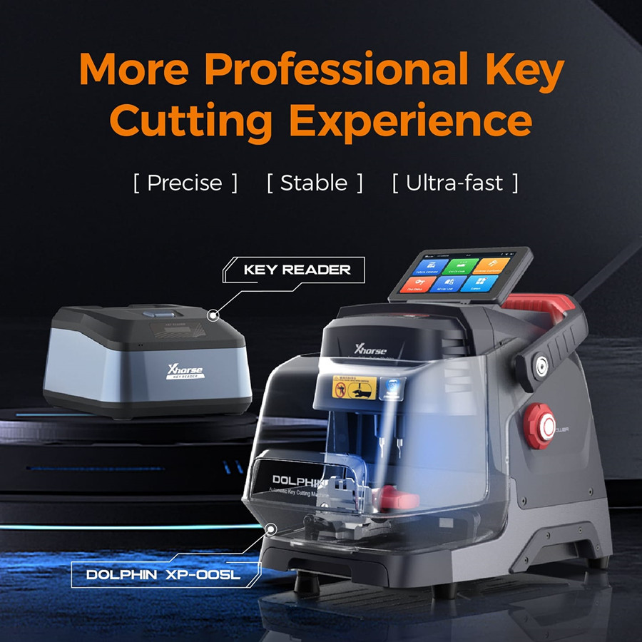 XP005L Key Cutting Machine and Xhorse key reader