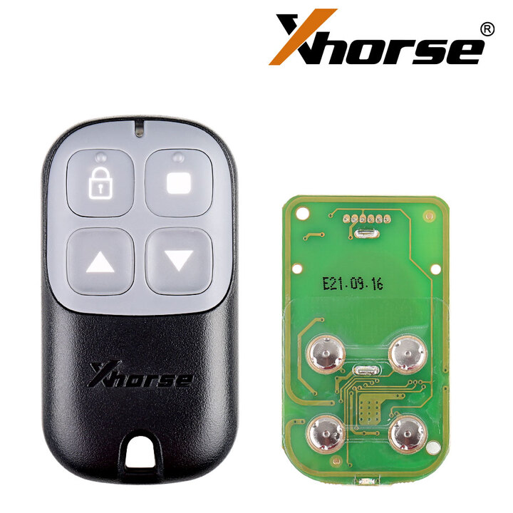 Xhorse XKXH03EN Wire Remote Key Garage Door 4 Buttons Black English 5pcs/lot