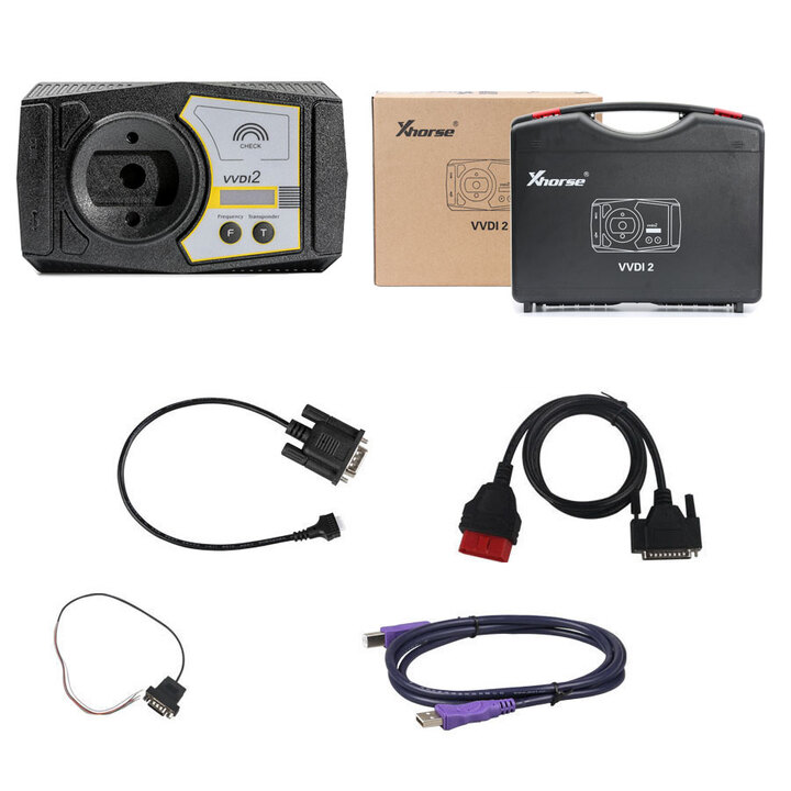 Xhorse VVDI2 Full  V7.3.5 Version 13 Software Activated Plus Toyota 8A Adapter Bundle Package