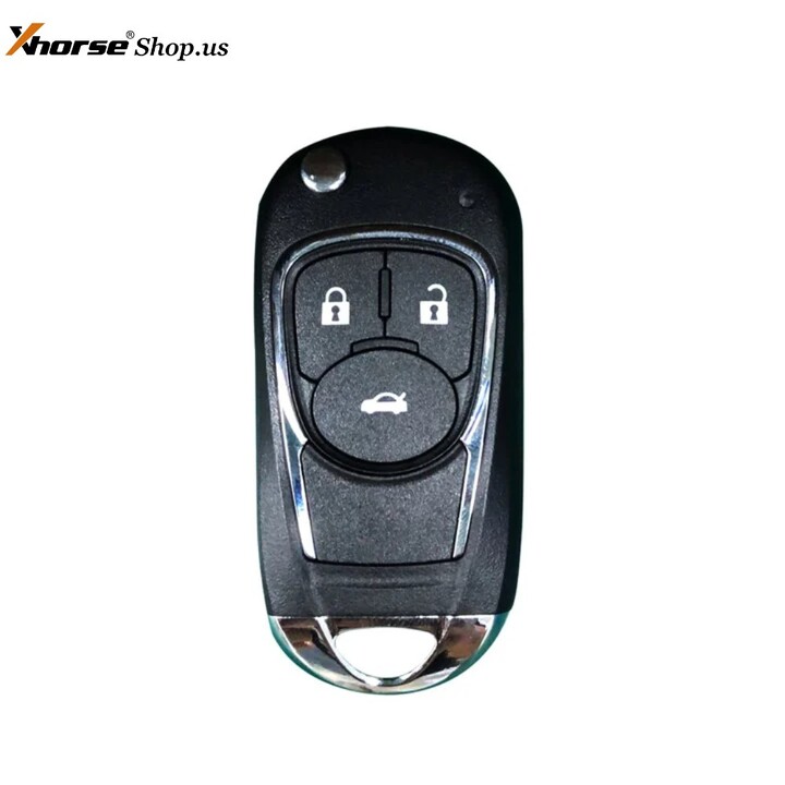 Xhorse XKBU03EN Wire Remote Key Buick Flip 3 Buttons English 5pcs/lot
