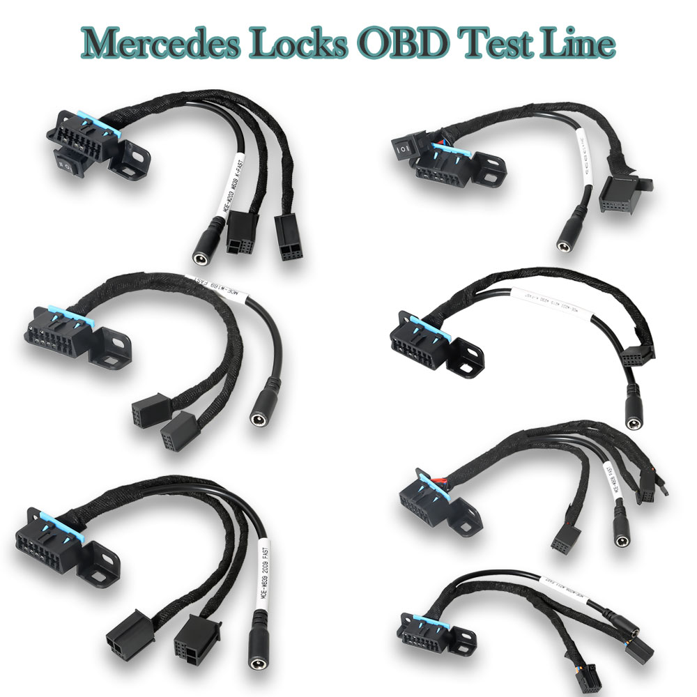 mercedes locks obd test line